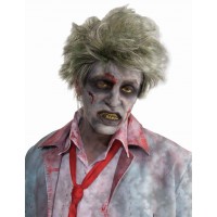 PELUCA CHICO ZOMBI PELO GRIS
