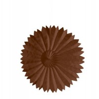 COLGANTE ABANICO MARRON 25CM
