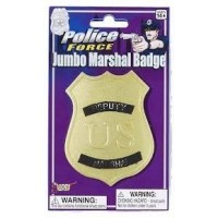 PLACA ORO POLICIA 8CM