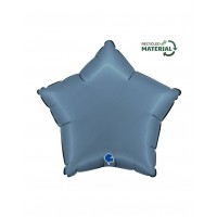   GLOBO 18" FOIL ESTRELLA AZUL SAT