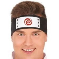 CINTA ADULTO CABEZA NINJA NARANJA