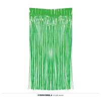   CORTINA FLECO VERDE NEON 1X2MT