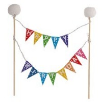 KIT DECO TARTA HAPPY BIRTHDAY 22CM