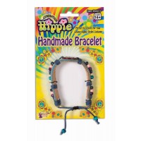 PULSERA MADERA BOLA HIPPIE