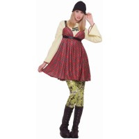 - DISFRAZ T-UNICA CHICA GRUNGE