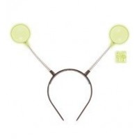 DIADEMA ANTENAS BOLA FLUORESCENTE