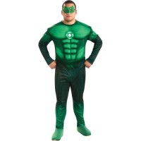 DISFRAZ T-XXL GREEN LANTERN MUSCULOSO