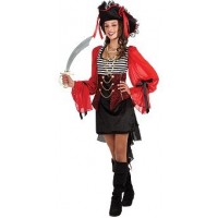 DISFRAZ T-STD CHICA PIRATA
