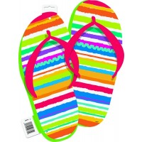 COLGANTE SILUETA ZAPATILLA RAYA MULTI