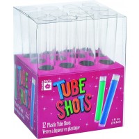 CAJA 12/U VASO TUBO CHUPITO 29,5ML