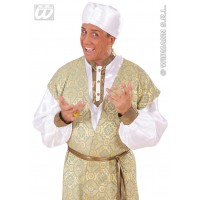   TURBANTE BLANCO DE RASO