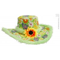 SOMBRERO IBIZA PELUCHE/GIRASOL VERDE