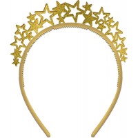 PAQ.12/U DIADEMAS GLITTER ORO Y PLATA