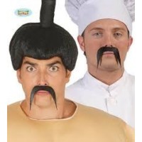   BIGOTE CHINO/CHEF NEGRO