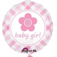 GLOBO 18 BABY GIRL ROSA