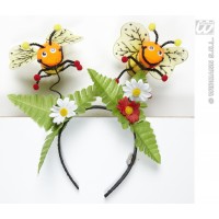 DIADEMA TOCADO ABEJA C/HOJAS