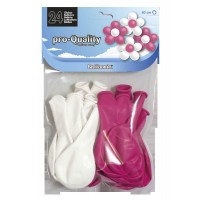 24/U GLOBO HG3008 FLOR BLANCA-ROSA