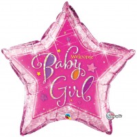 $D GLOBO 36" FOIL ESTRELLA WELCOME GIRL