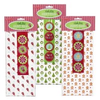 PAQ.8/U BOLSA STICKER GALLETA NAVIDAD