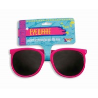 GAFAS BORDE FUCSIA NEON AÑOS 80