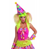 SOMBRERO CONO POMPON PAYASO DULCE