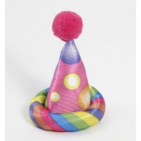 MINI SOMBRERO CONO POMPON PAYASO DULCE