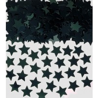 PAQ.CONFETI ESTRELLA METAL NEGRA