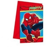 6 INVITACIONES SPIDERMAN ULTIMATE