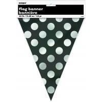   BANDERIN TRIANG. NEGRO TOPO 3,65MT