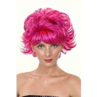 PELUCA CORTA CHICA FUCSIA
