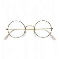 GAFAS REDONDA METAL PAPA NOEL