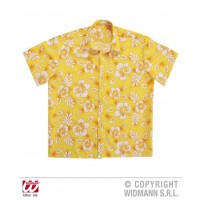 CAMISA ADULTO T-M/L HAWAIANA AMARILLA