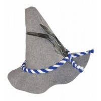 SOMBRERO GRIS PLUMA OKTOBERFEST