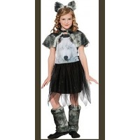 DISFRAZ 3A4 AÑOS NIÑA LOBO TWILIGHT