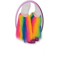 CALENTADORES INFANTIL PELUDOS ARCO IRIS
