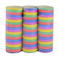 3 ROLLOS SERPENTINA MULTICOLOR