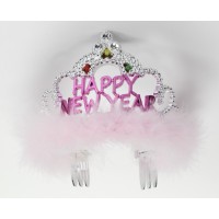 TIARA MARABU C/LUZ HAPPY NEW YEAR