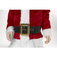 $ CINTURON GDE DELUXE HEBILLA PAPA NOEL