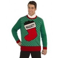 SUETER XL VERDE ROJO BOTA NAVIDAD