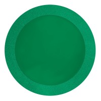   .8  BAJO PLATO GLITTER VERDE 35CM