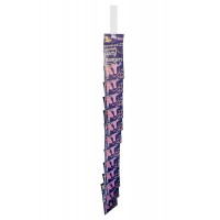   12 CLIP ADHESIVO COLGANTE AZUL