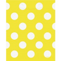 PAQ.8U BOLSA ASA AMARILLA TOPO BLANC
