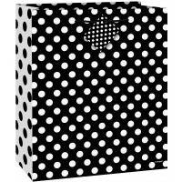  BOLSA REGALO NEGRA TOPO 18X22,5CM