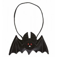   BOLSO FORMA NEG MURCIELAGO 27X12CM