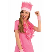   CINTA CON PELO COLOR ROSA