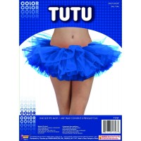   TUTU ADULTO CORTO COLOR AZUL