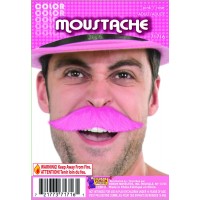   BIGOTE COLOR ROSA