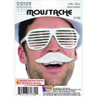   BIGOTE COLOR BLANCO