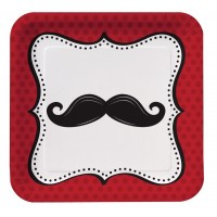 PAQ.8/U PLATO CUADRADO BIGOTE 23,1CM