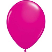 25 GLOBOS 11" LATEX  FUCSIA BERRY